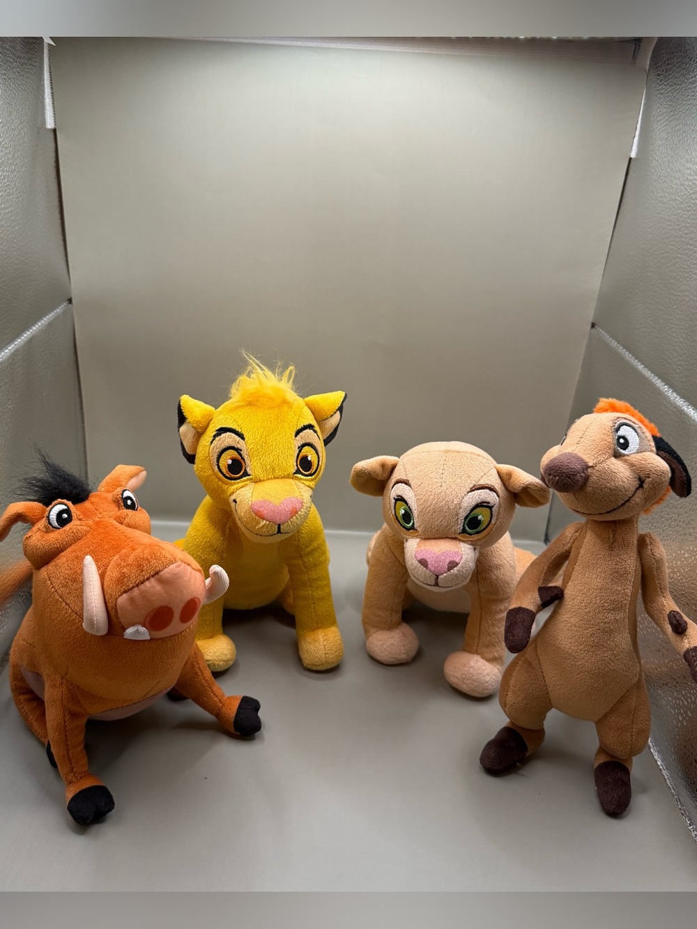 Disney Lion King Plush Set Pumbaa Simba Nala and Timon Stuffed Animals